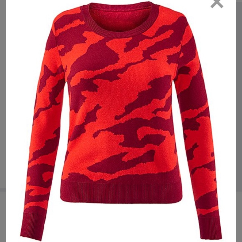 Cabi camo sweater